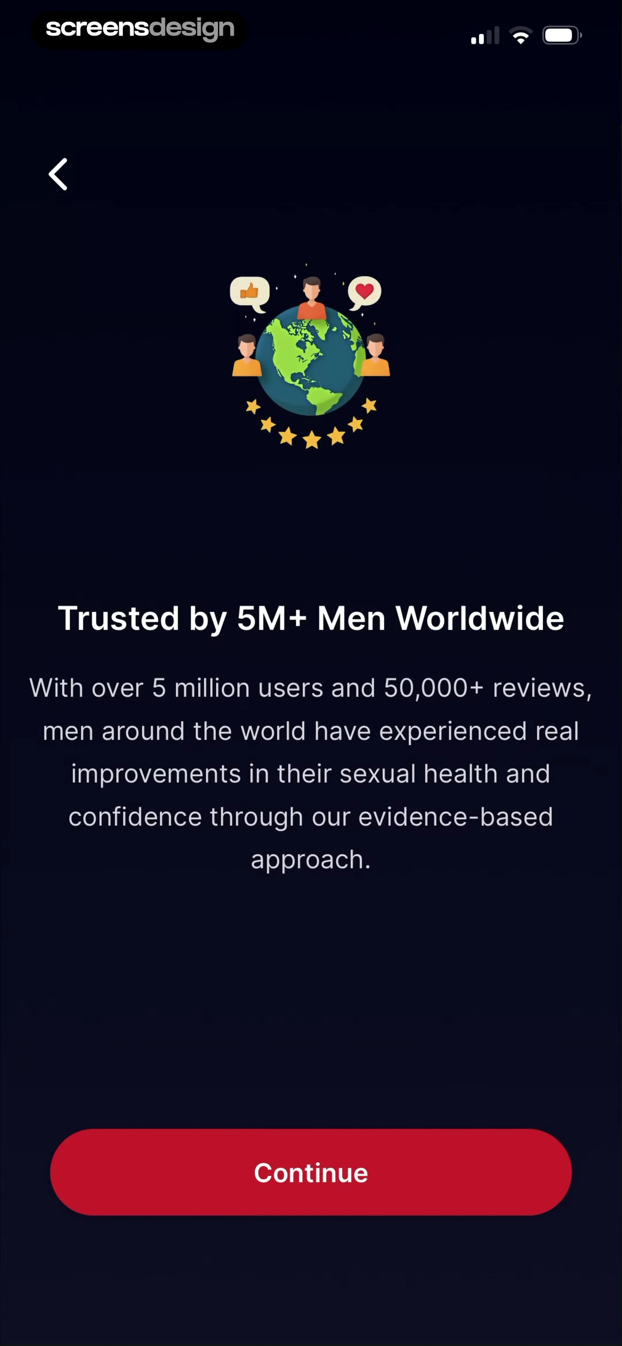 Kegel Men: Men's Health 当前回放第 23 屏，时间 0:55.60