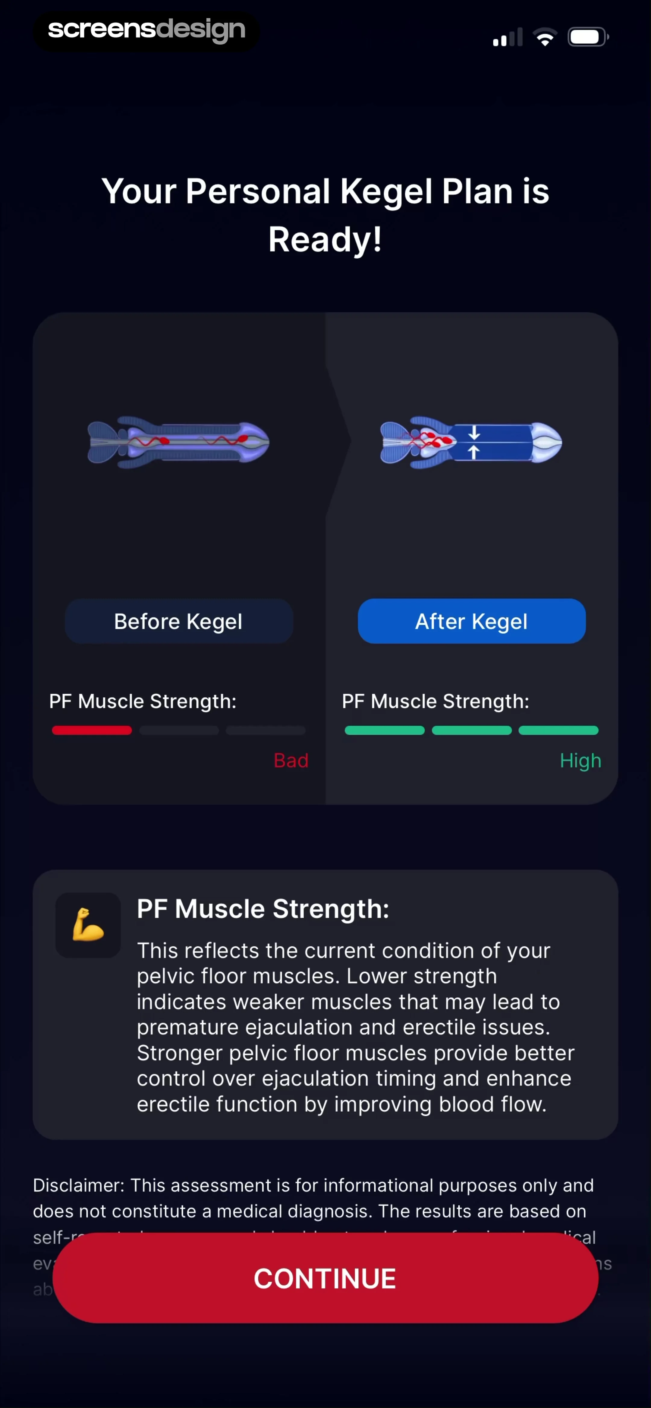 Kegel Men: Men's Health 当前回放第 26 屏，时间 1:02.03