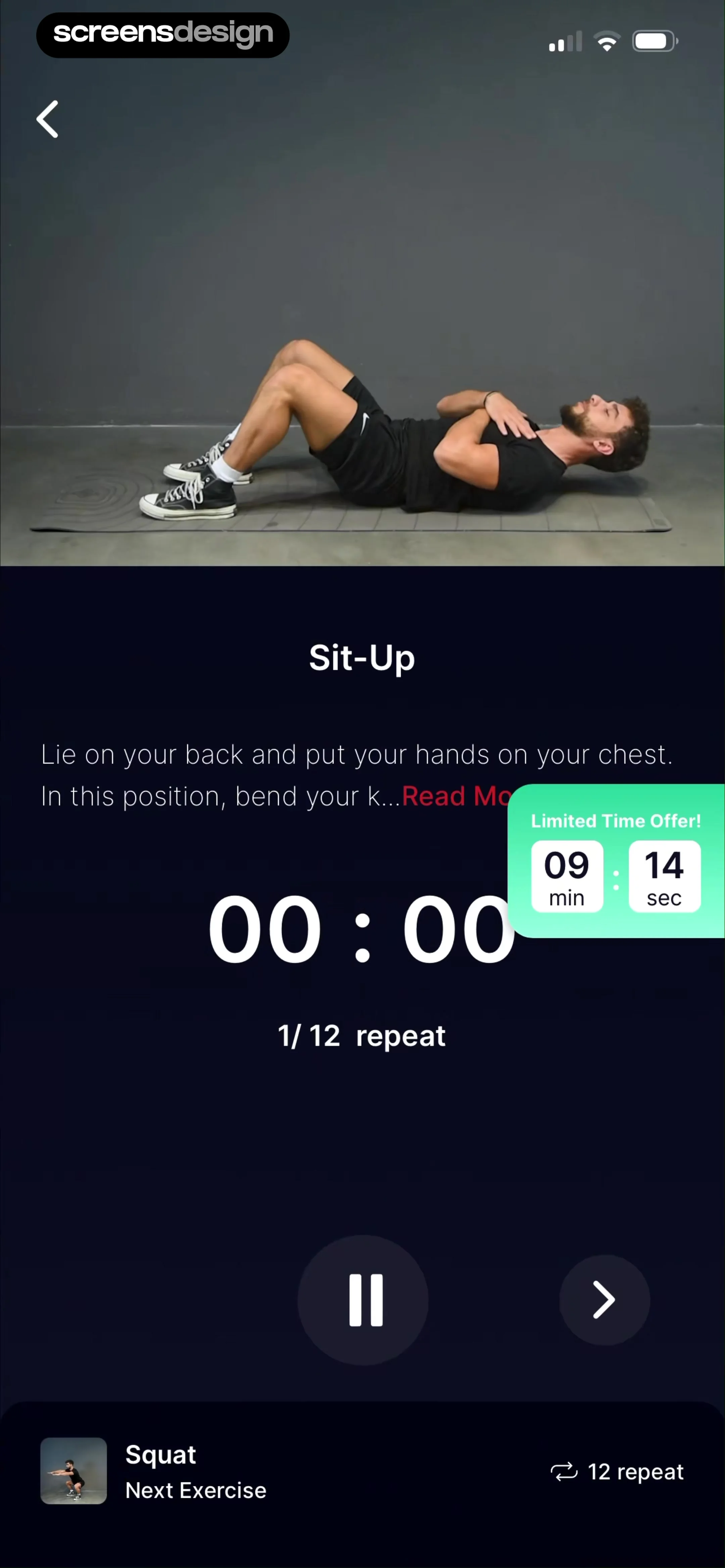 Kegel Men: Men's Health 当前回放第 88 屏，时间 7:02.97