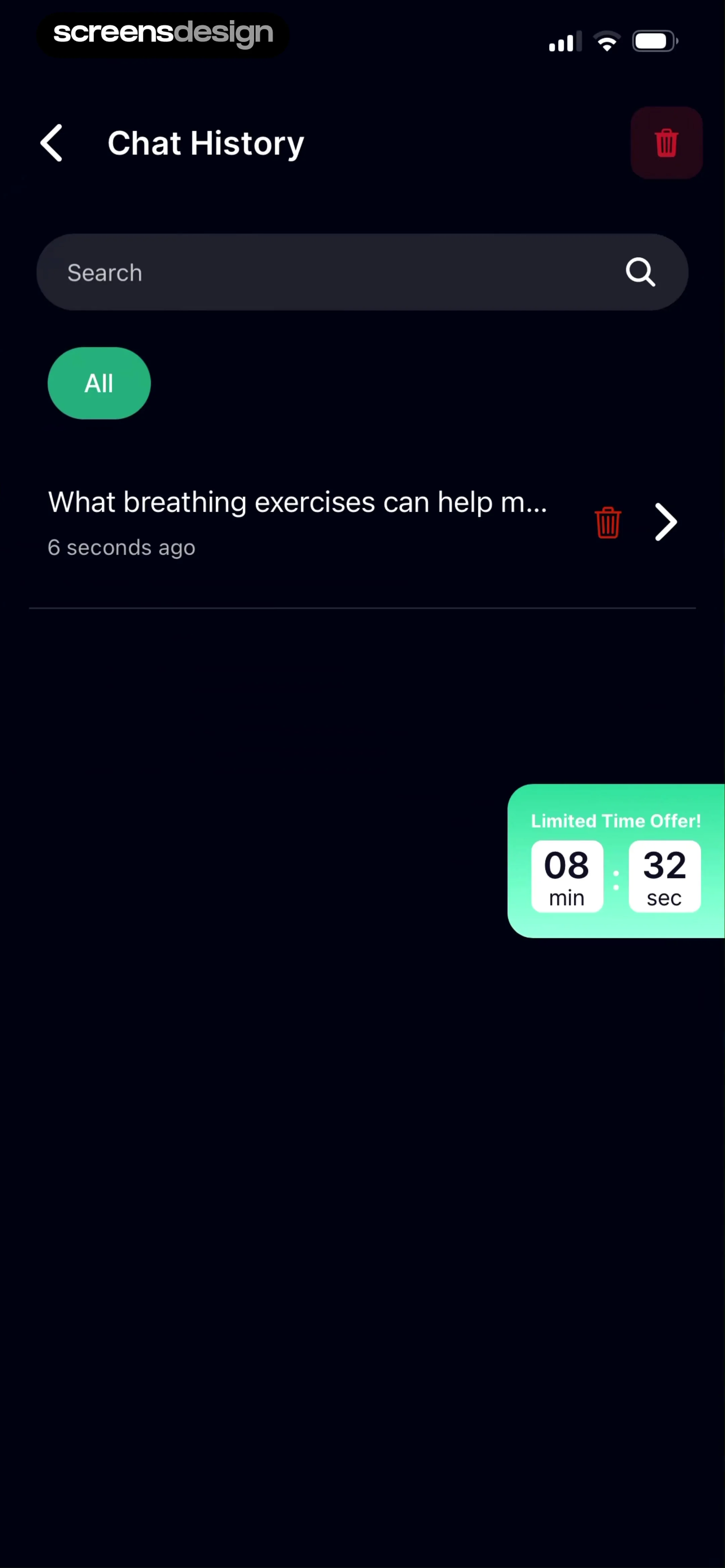 Kegel Men: Men's Health 当前回放第 98 屏，时间 7:45.67